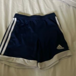 Adidas Girls Navy Blue Shorts